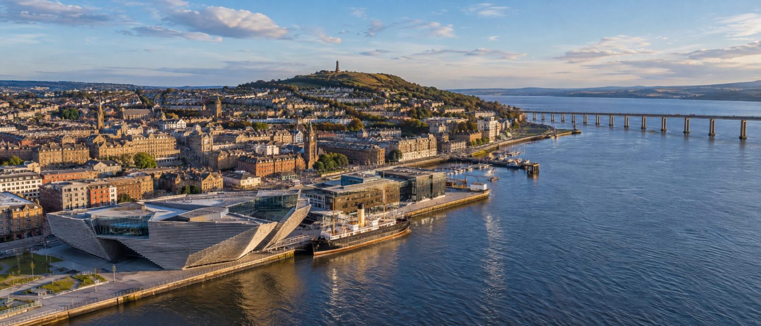 Aerial view of Dundee