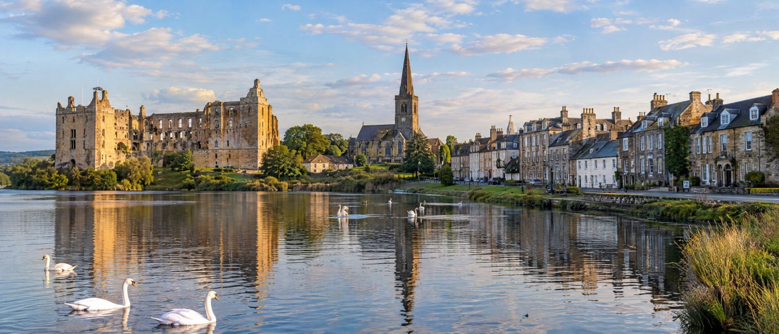 Linlithgow Palace and Loch, West Lothian